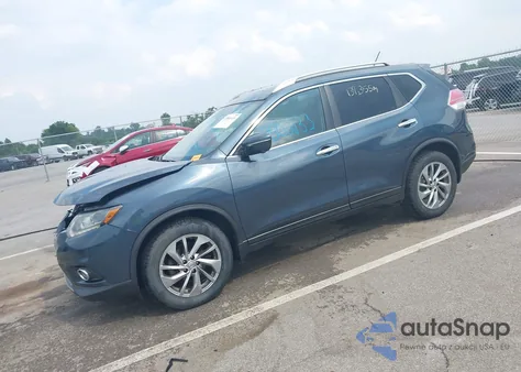 2014 Nissan Rogue Sl из США, поврежденный, VIN 5N1AT2MV7EC797541